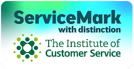 Service Mark with distinction. The Institiute of Customer Service